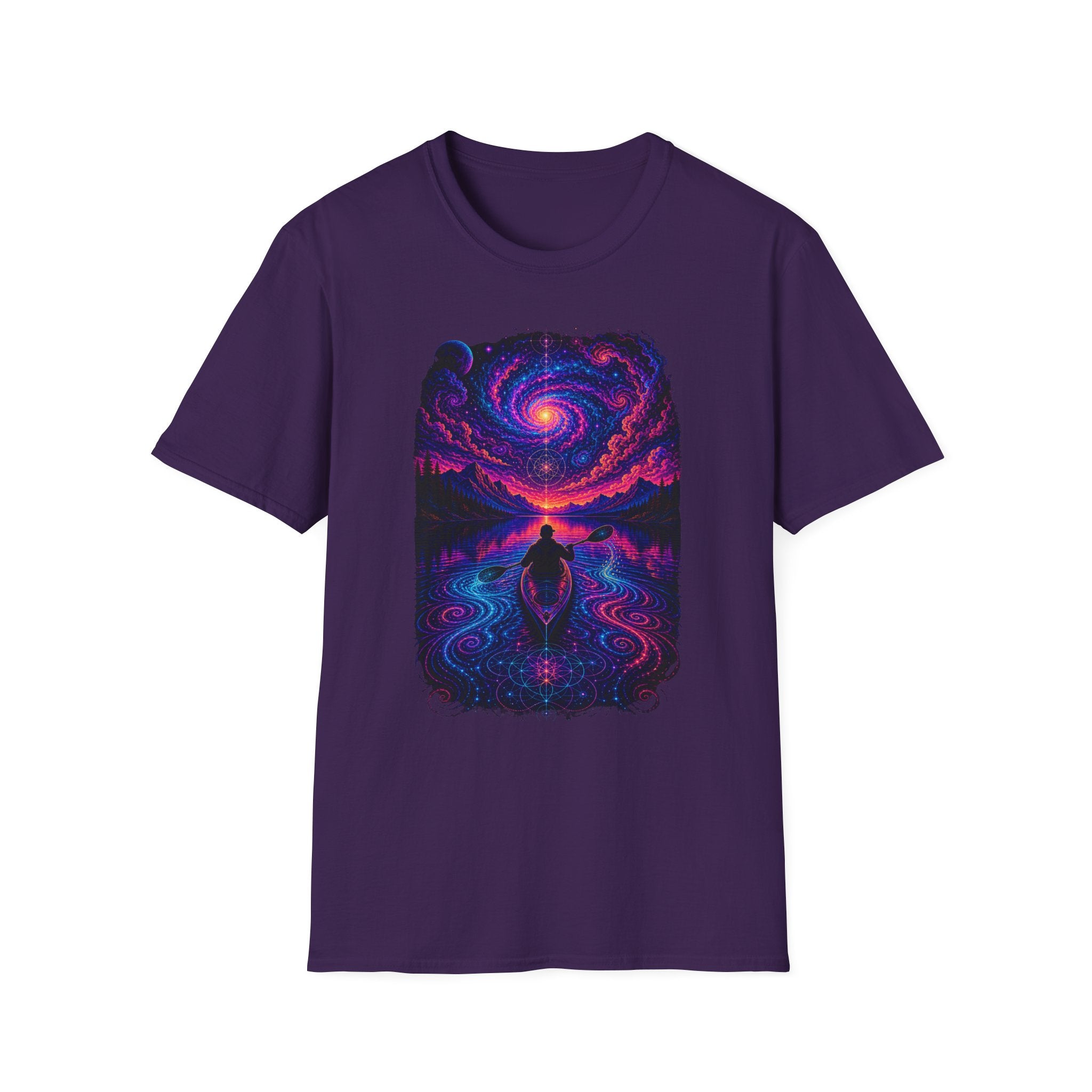 Cosmic Meditation T-Shirt — Galaxy Psychedelic Spiritual Tee