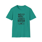 No WiFi Just Water T-Shirt — Funny Kayaking Shirt