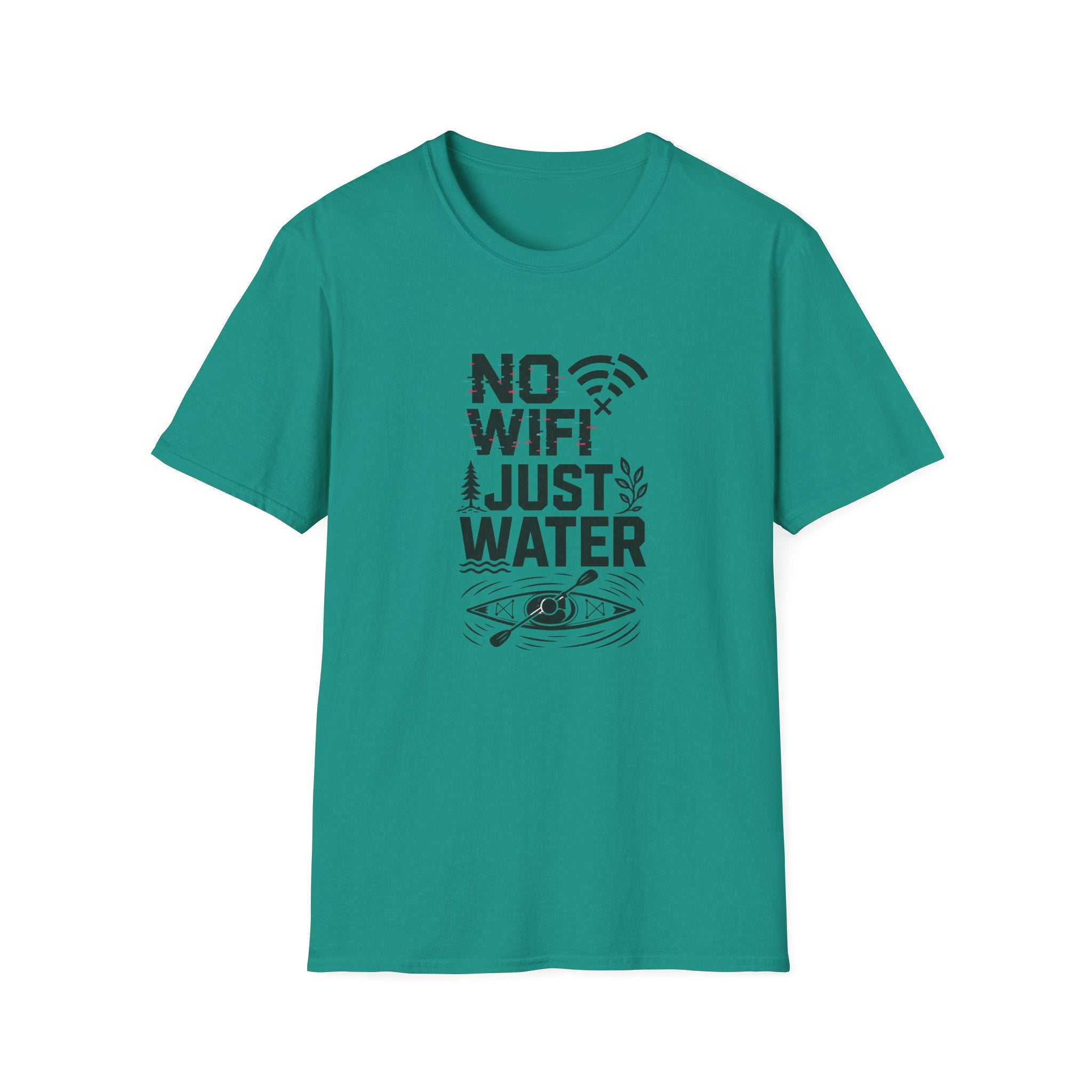 No WiFi Just Water T-Shirt — Funny Kayaking Shirt