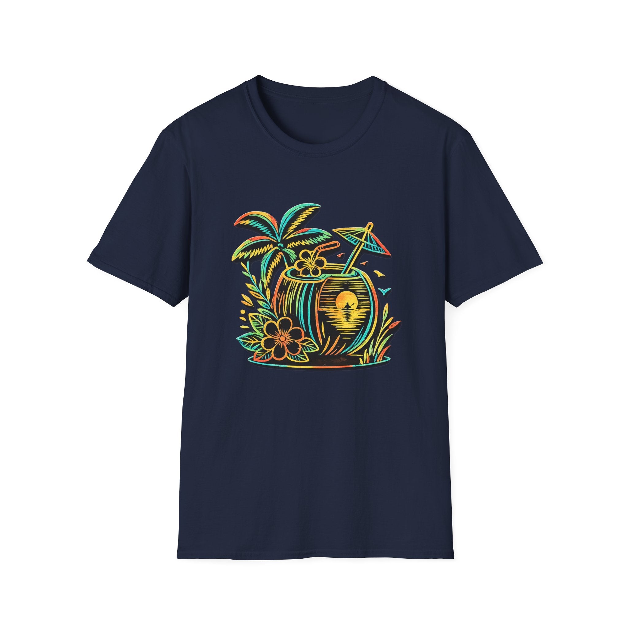 Tropical drink with kayak Graphic Tee