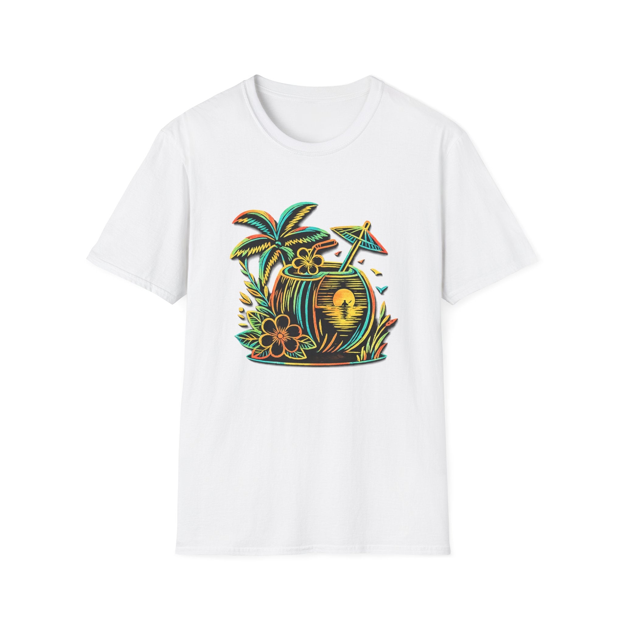 Tropical drink with kayak Graphic Tee