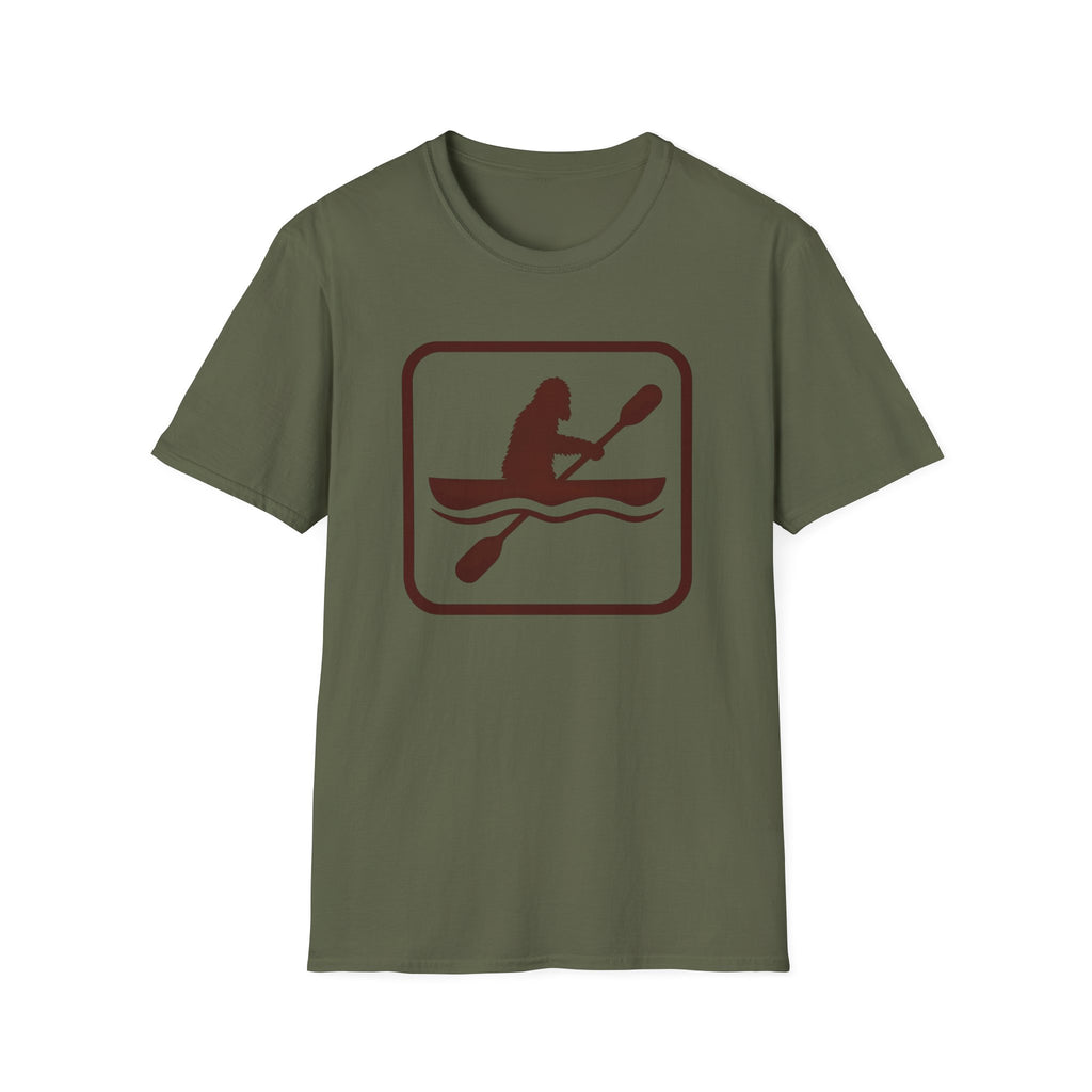 Kayaking Icon Retro Pictogram T-Shirt