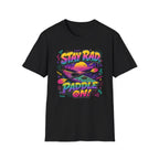 Stay Rad Paddle On! T-Shirt — Retro Kayaking Graphic Tee