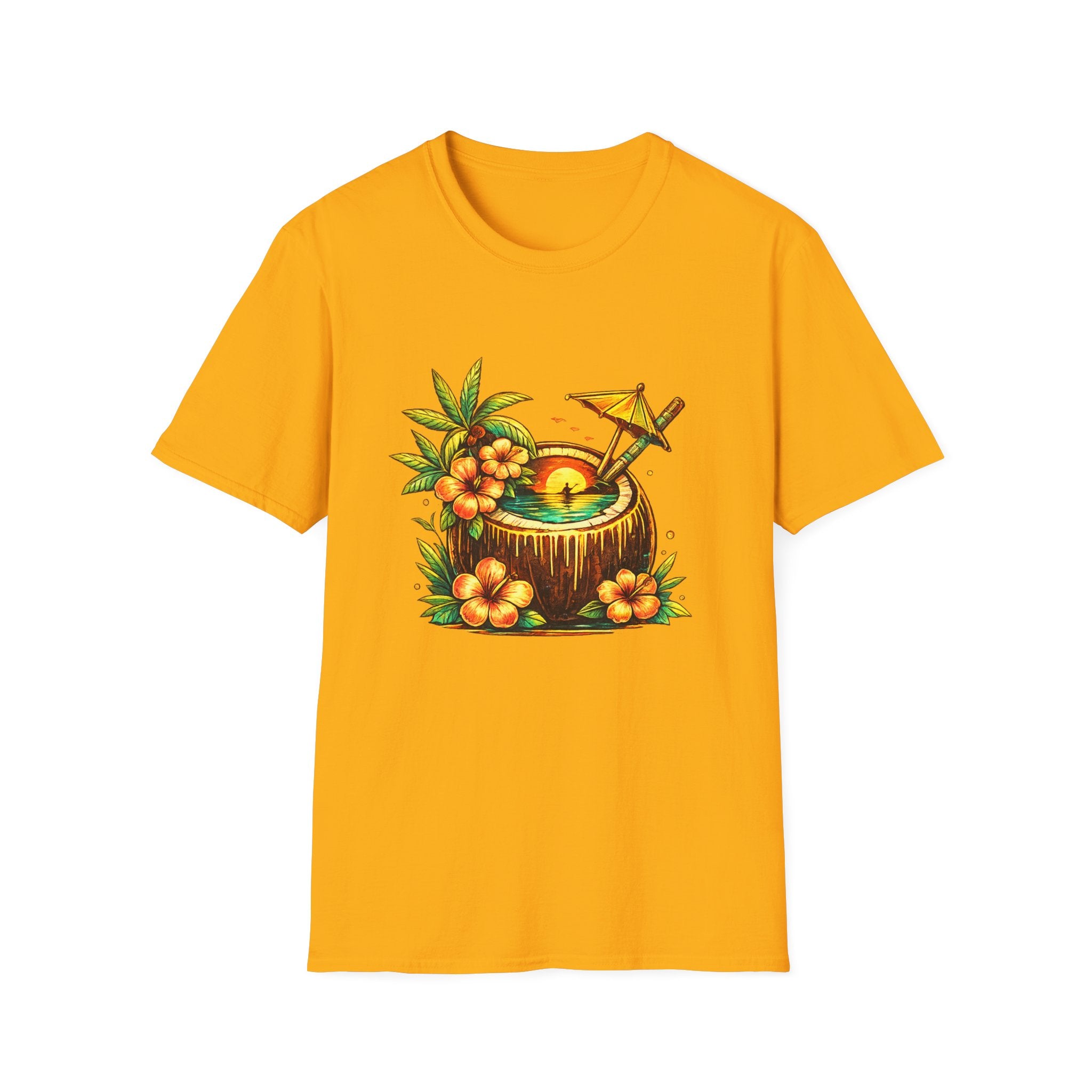Tropical kayak Coconut Cocktail T-Shirt