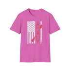 Distressed Patriotic Kayak Design Tee