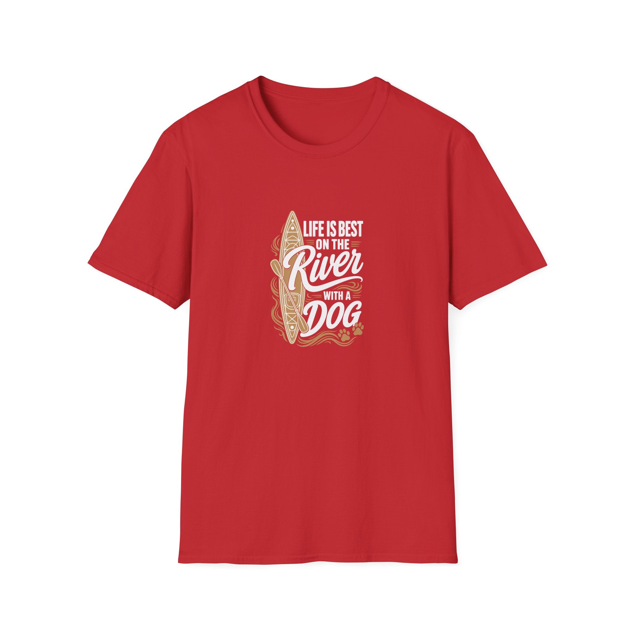 River Life with a Dog T-Shirt