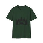 Bear Silhouette Nature Outdoors Tee