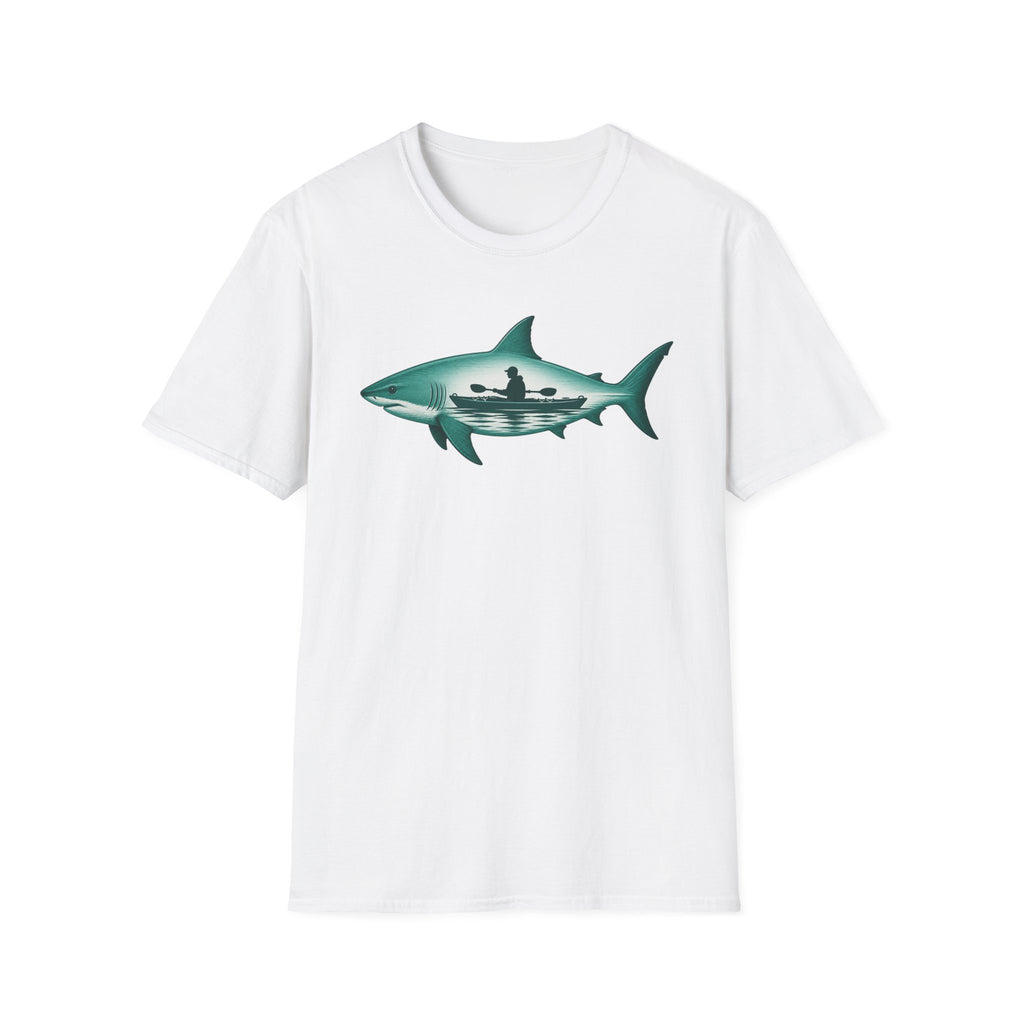 Shark Surf Silhouette T-Shirt — Ocean Kayak Graphic Tee