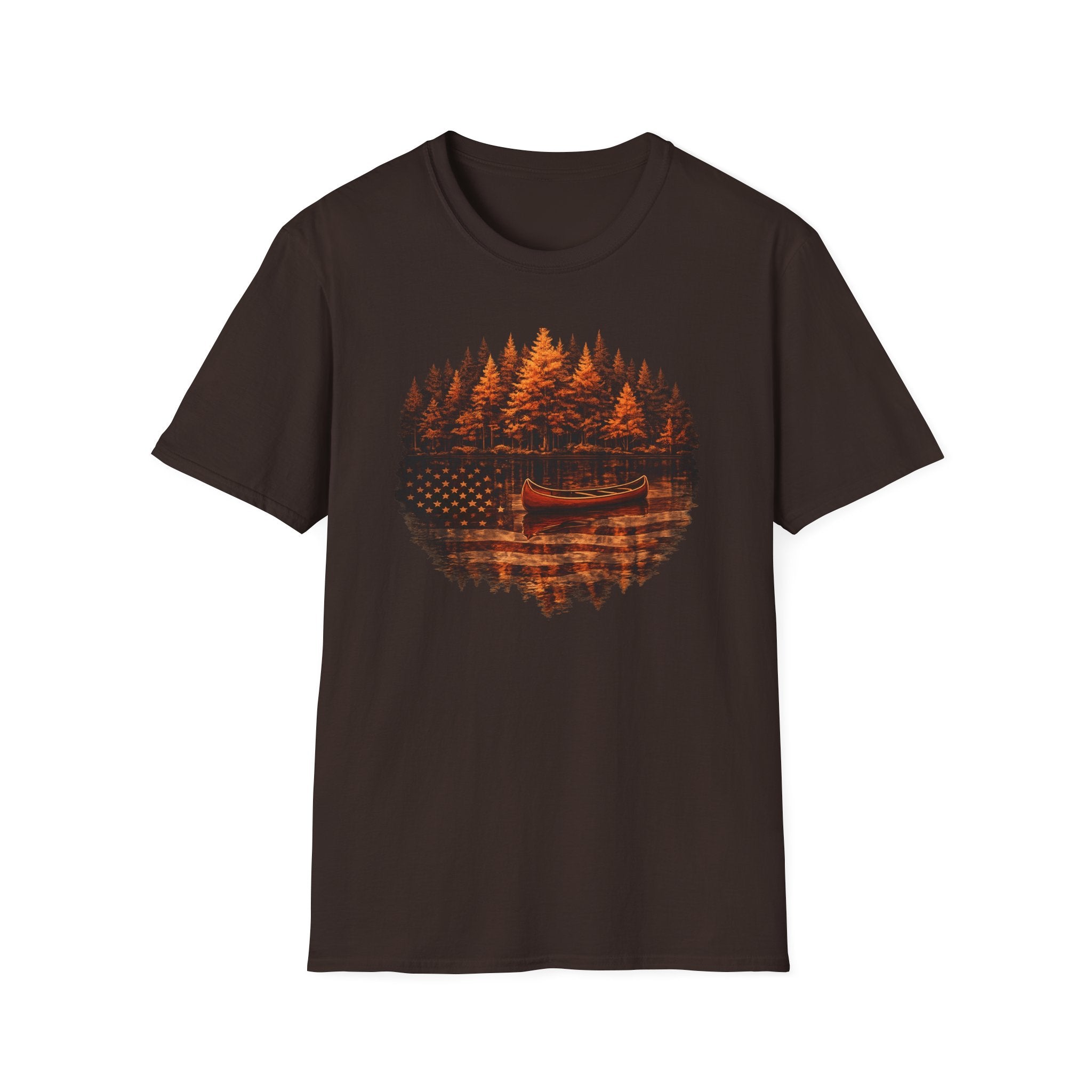 Flag Canoe Reflection Tee
