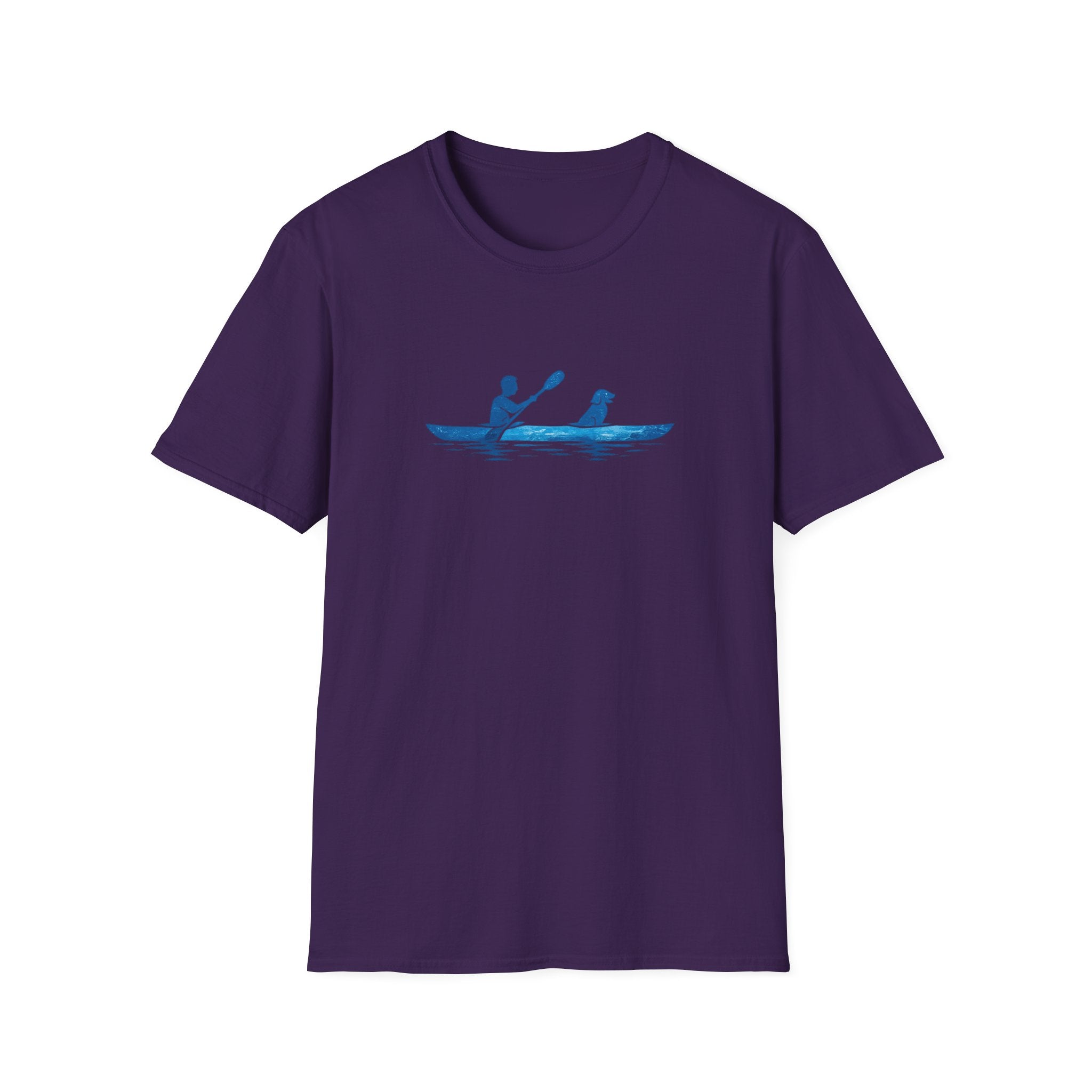 Kayak Dog T‑Shirt — Kayak Paddling with Dog Graphic Tee