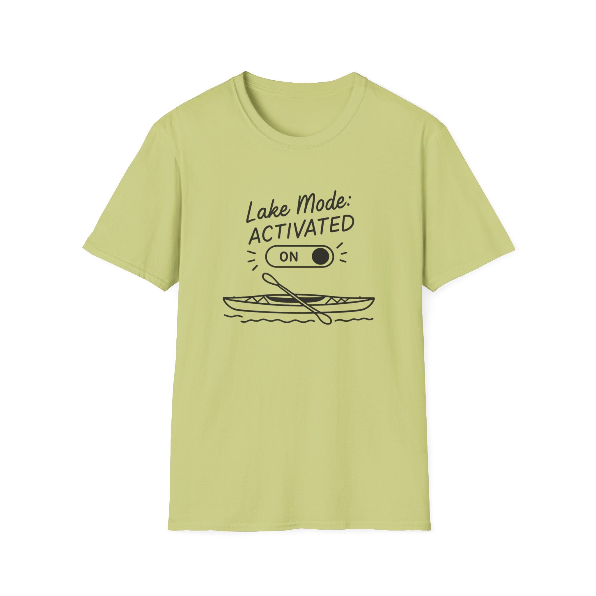 Lake Mode Activated T-Shirt — Kayak Paddle Graphic Tee for Lake Lovers
