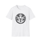 Kayaking Retro Palm Graphic T-Shirt