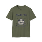 Shark Tips T-Shirt — 'Fingers Crossed' Funny Shark Tee