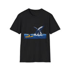 Whale Breach Kayak T-Shirt — Ocean Adventure Tee for Kayakers & Whale Lovers