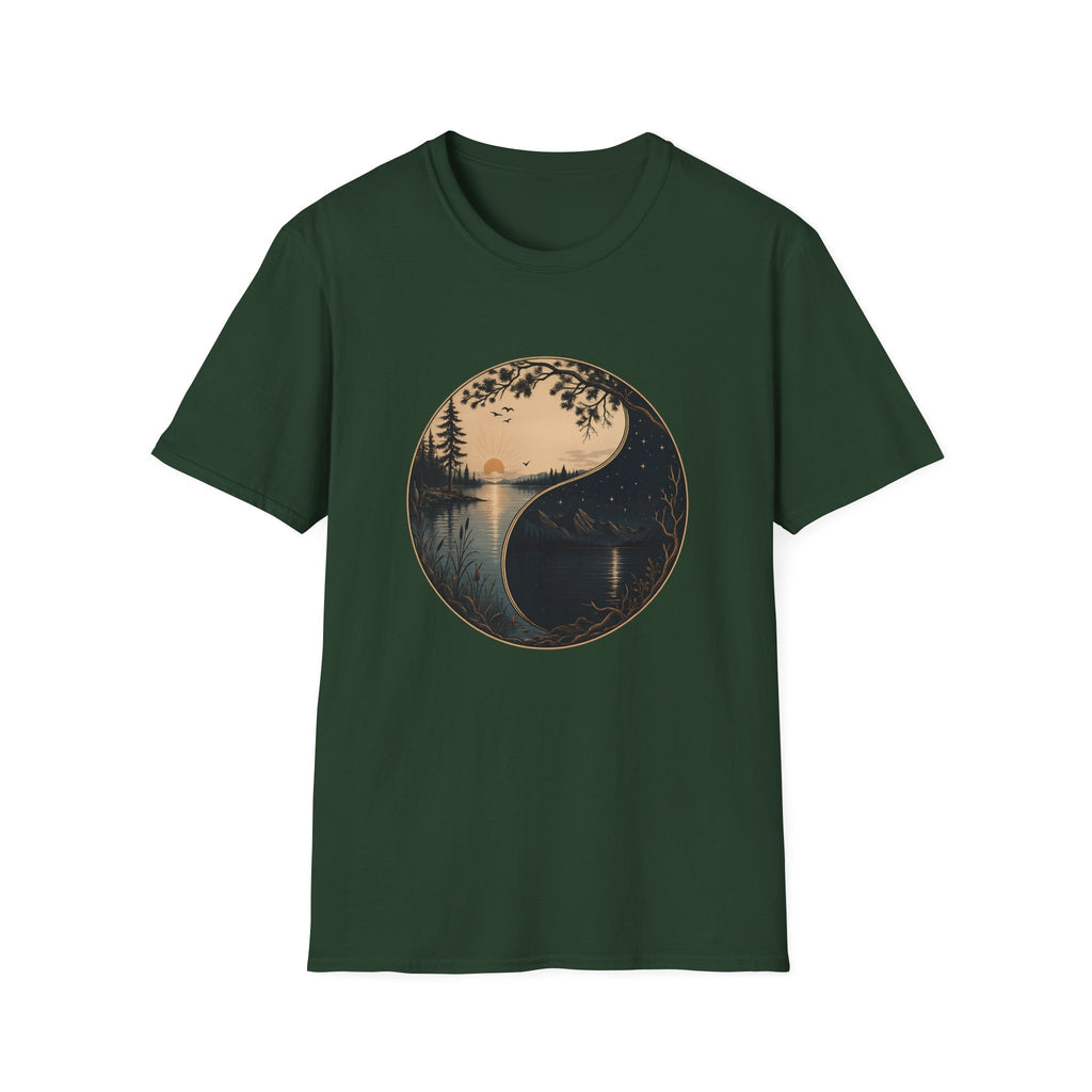 Yin Yang Nature Scenic T-Shirt
