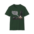 Campfire Kayak T-Shirt — "I Want All the Smoke" Outdoor Adventure Tee