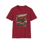 Current Chaser Kayak T-Shirt — Paddle Fast Live Free Vintage Watercraft Tee