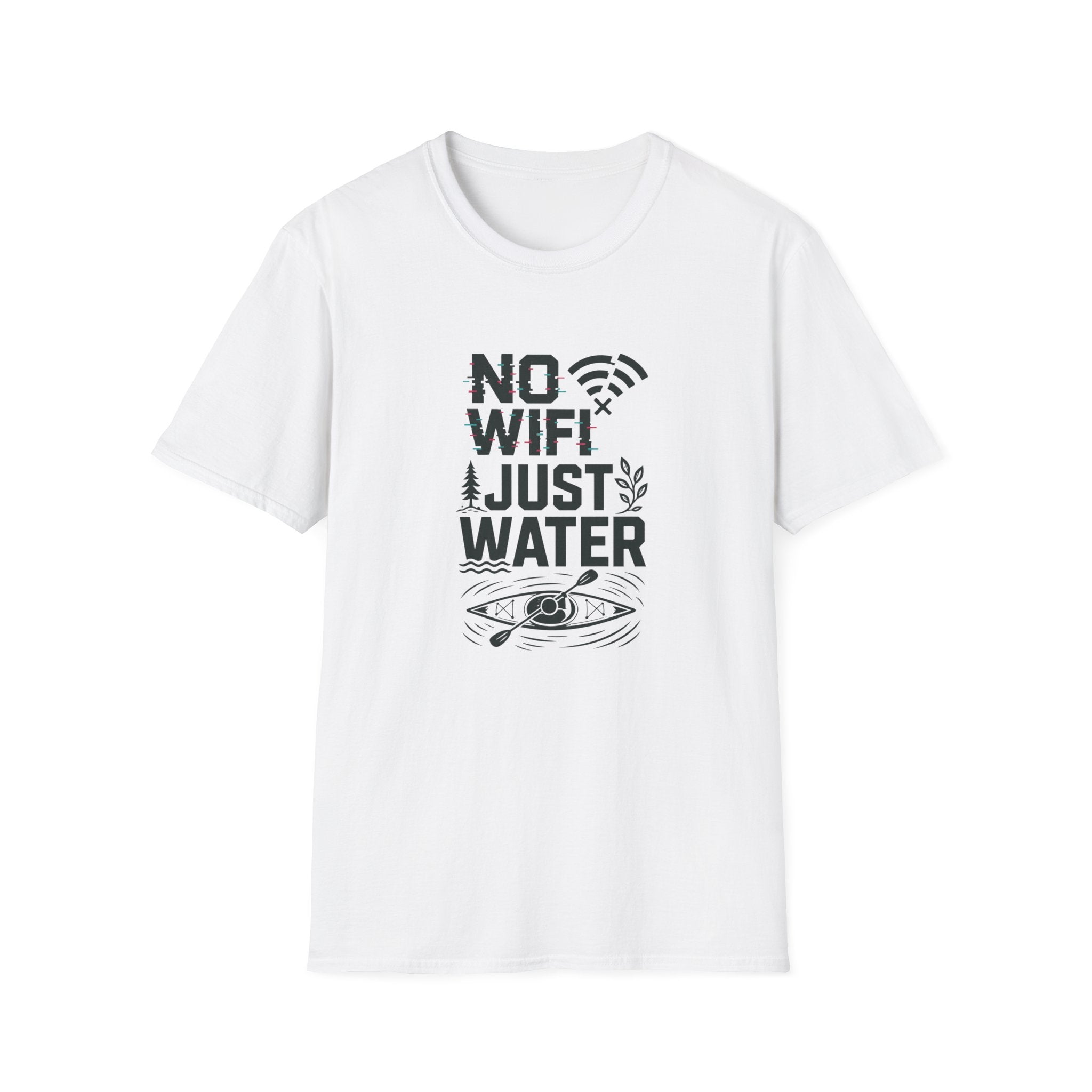 No WiFi Just Water T-Shirt — Funny Kayaking Shirt