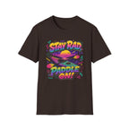 Stay Rad Paddle On! T-Shirt — Retro Kayaking Graphic Tee