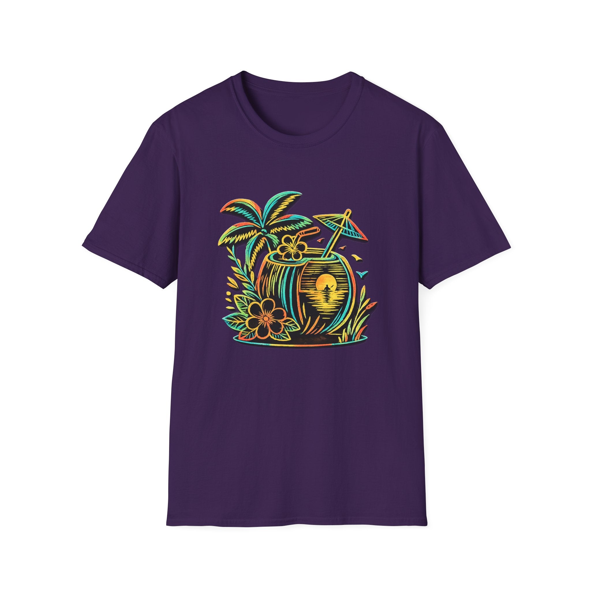 Tropical drink with kayak Graphic Tee