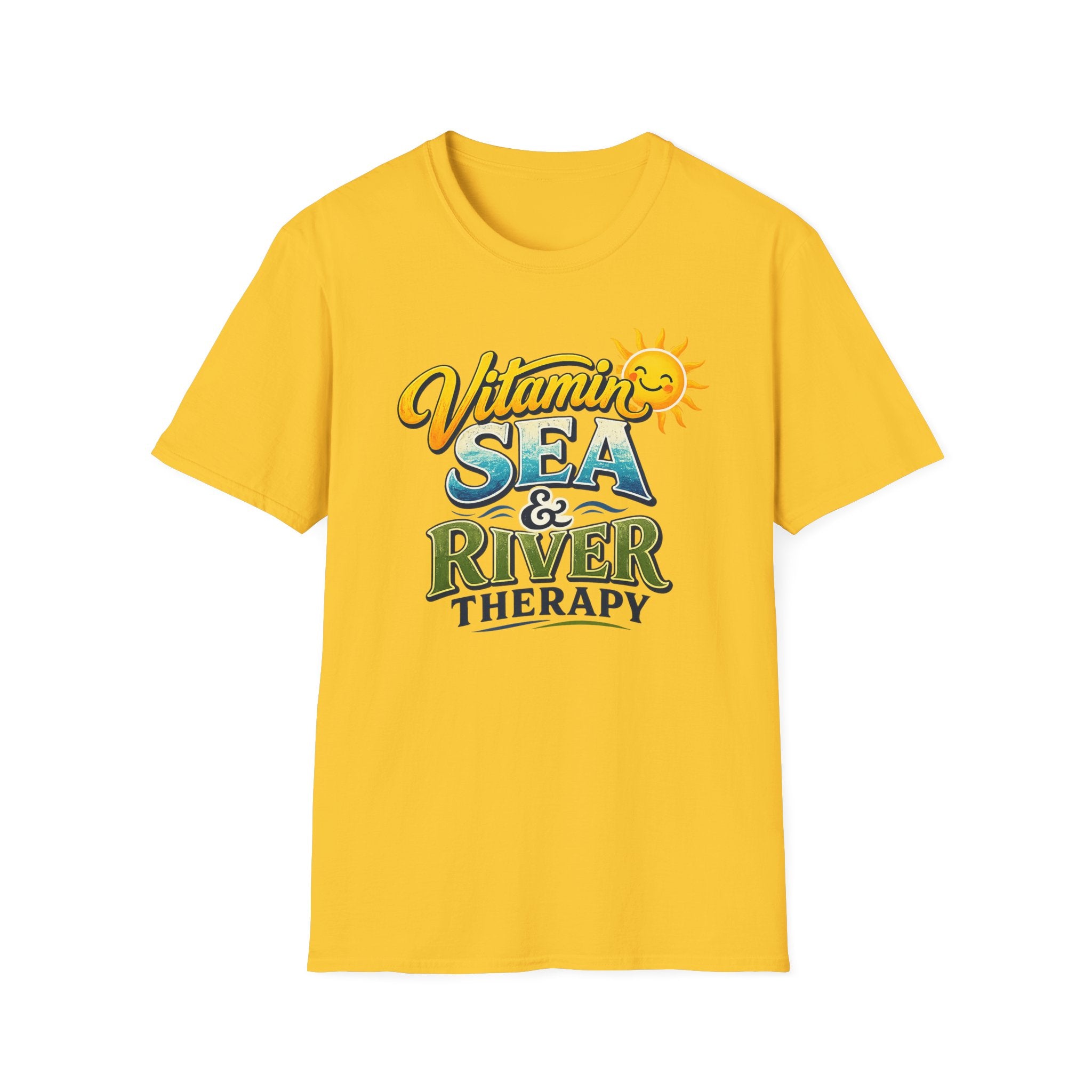 Vitamin Sea & River Therapy T-Shirt — Beachy Sun Graphic Tee