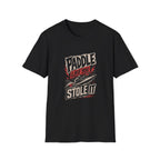 Paddle Like You Stole It T-Shirt — Retro Kayak Graphic Tee
