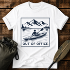 Out Of Office Kayaking T-Shirt — Mountain Lake Adventure Tee