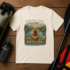 Self-Care Lake T-Shirt — Relaxing Kayaking Nature Retreat Graphic Tee