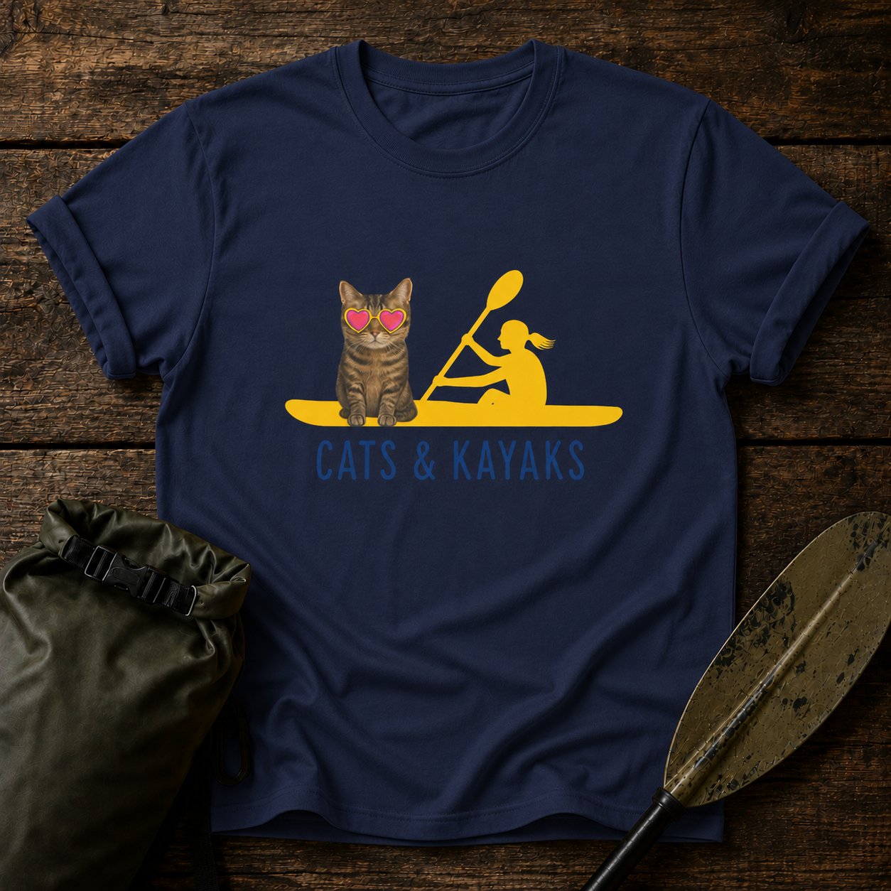 Cats & Kayaks T-Shirt