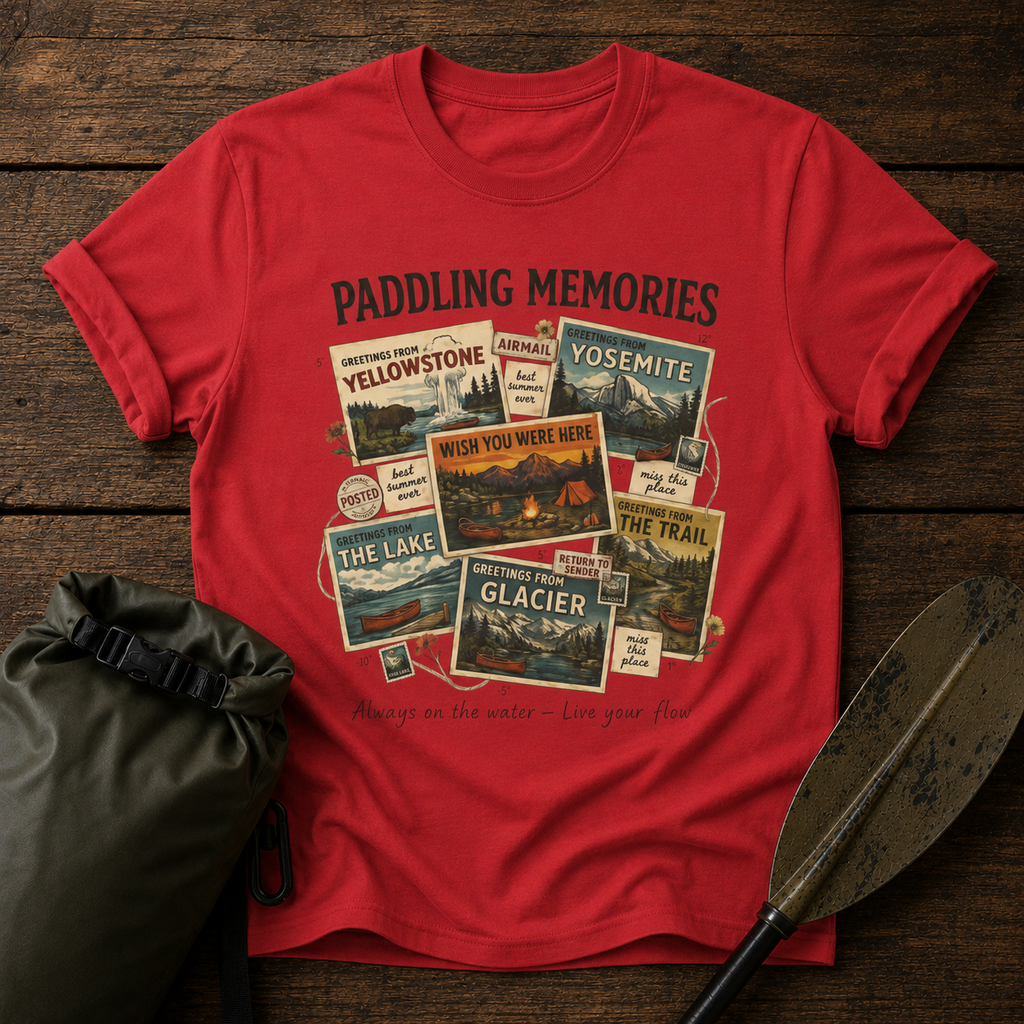 Paddling Memories National Parks T-Shirt