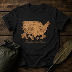 Explore the National Parks Map Tee