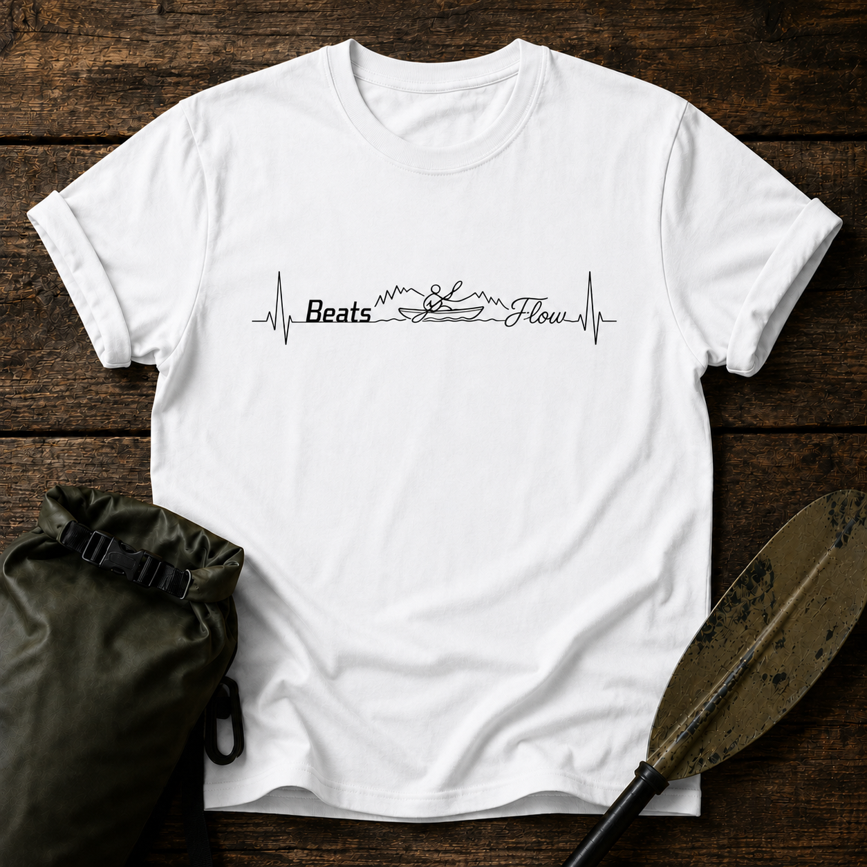 Beats of the Heart and Flow of the River T-shirt