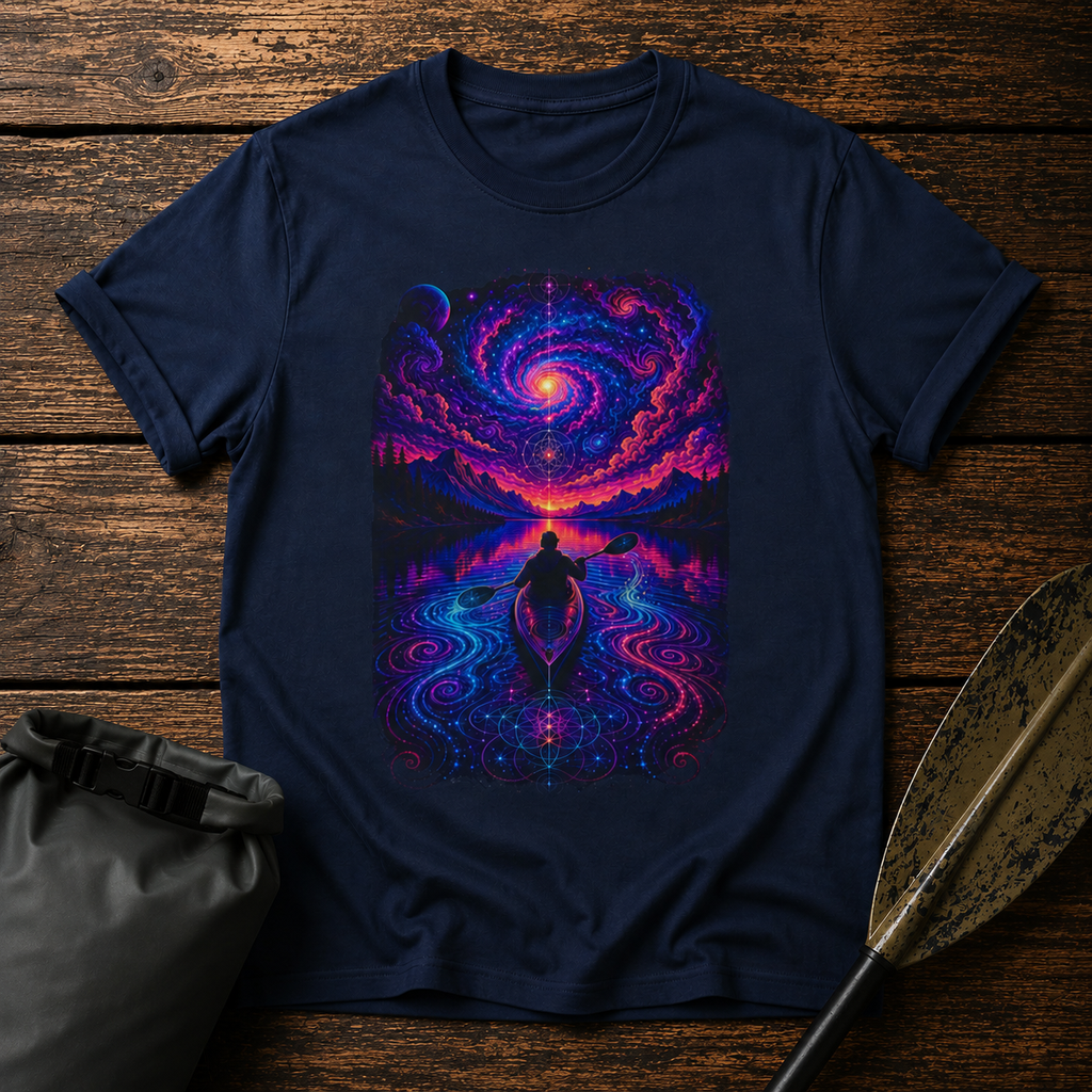 Cosmic Meditation T-Shirt — Galaxy Psychedelic Spiritual Tee
