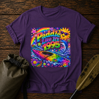 T-Shirt — "Paddle Like It’s 1995" Retro Neon  Graphic
