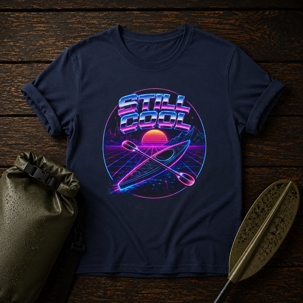Retro Vaporwave "Still Cool" T-Shirt – 80s Neon Sunset Graphic Tee