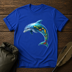 Dolphin Nature Scene T-Shirt — Ocean & River Wildlife Graphic Tee