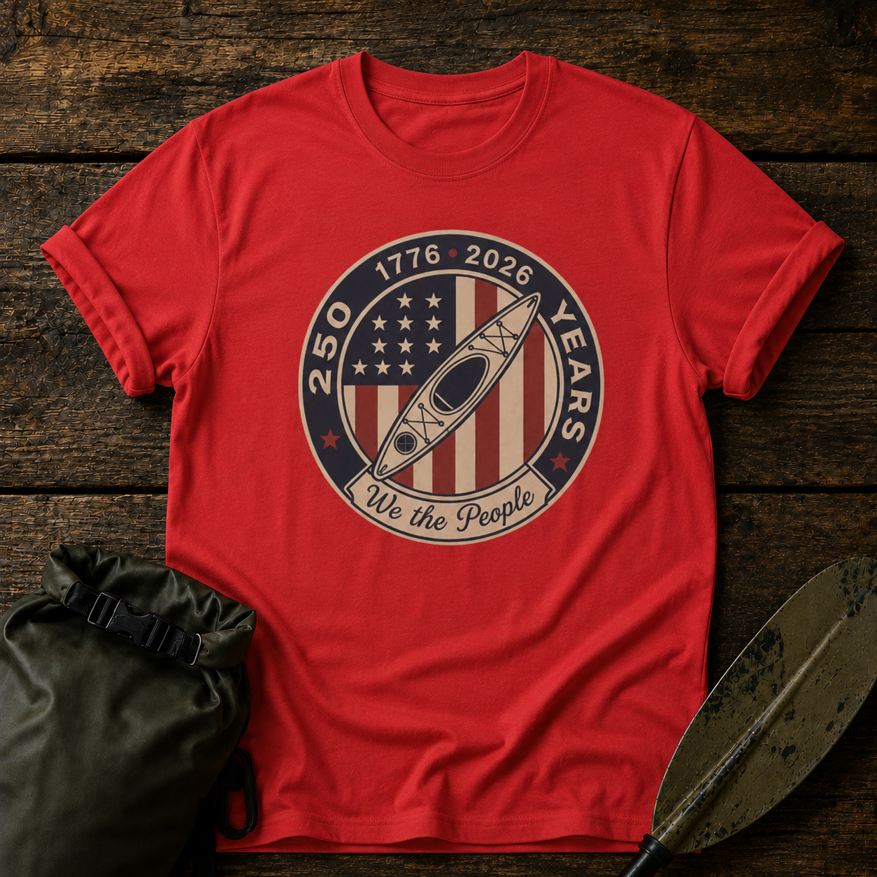 250 Years 1776–2026 Patriotic T-Shirt • 'We the People' Anniversary Tee