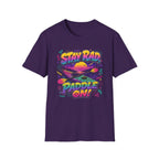 Stay Rad Paddle On! T-Shirt — Retro Kayaking Graphic Tee