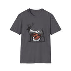 Deer Moon Wilderness T-Shirt — Forest Sunset Nature Graphic Tee