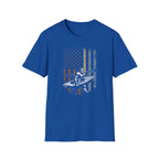 Kayak American Flag T-Shirt
