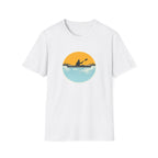 Kayaking Sunset T-Shirt — Paddle Silhouette Tee