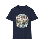 Kayak T-Shirt — "Fueled by Coffee and Current" Outdoor Adventure Tee