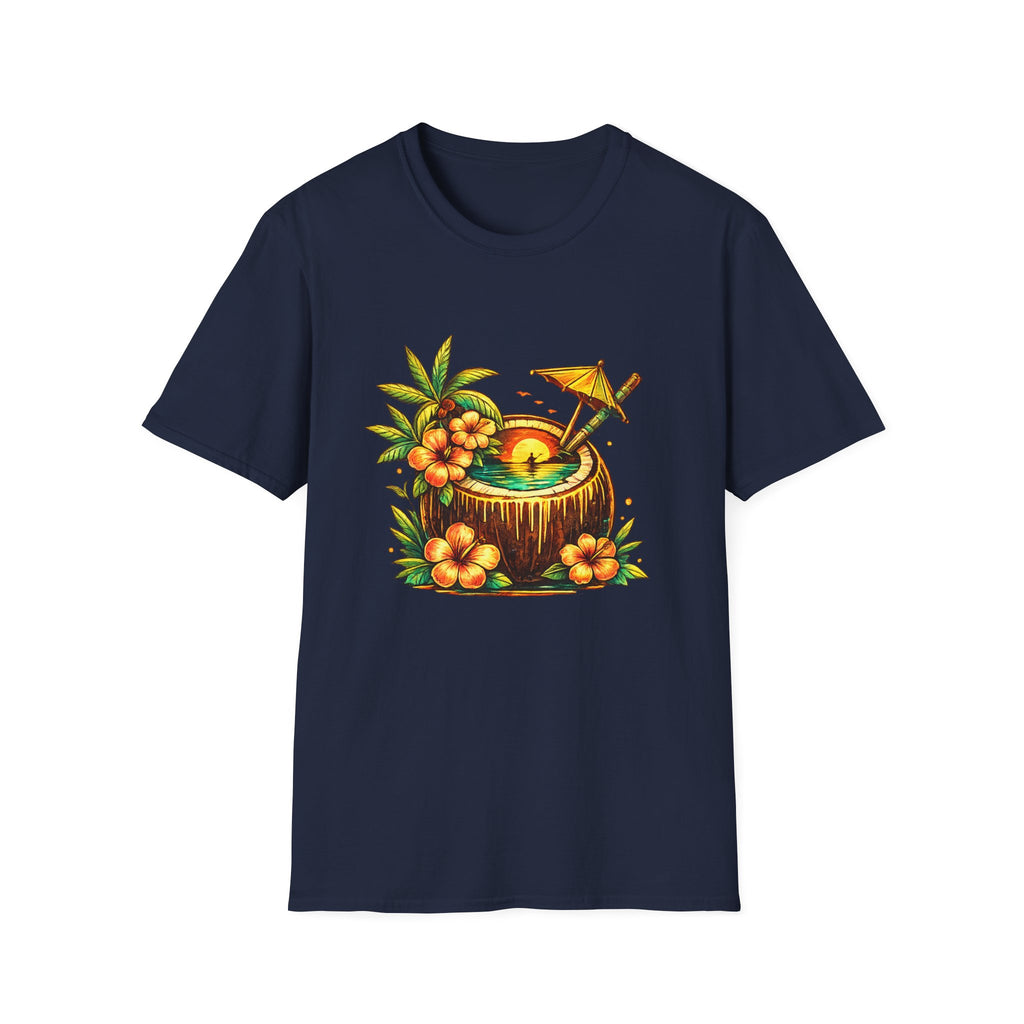 Tropical kayak Coconut Cocktail T-Shirt