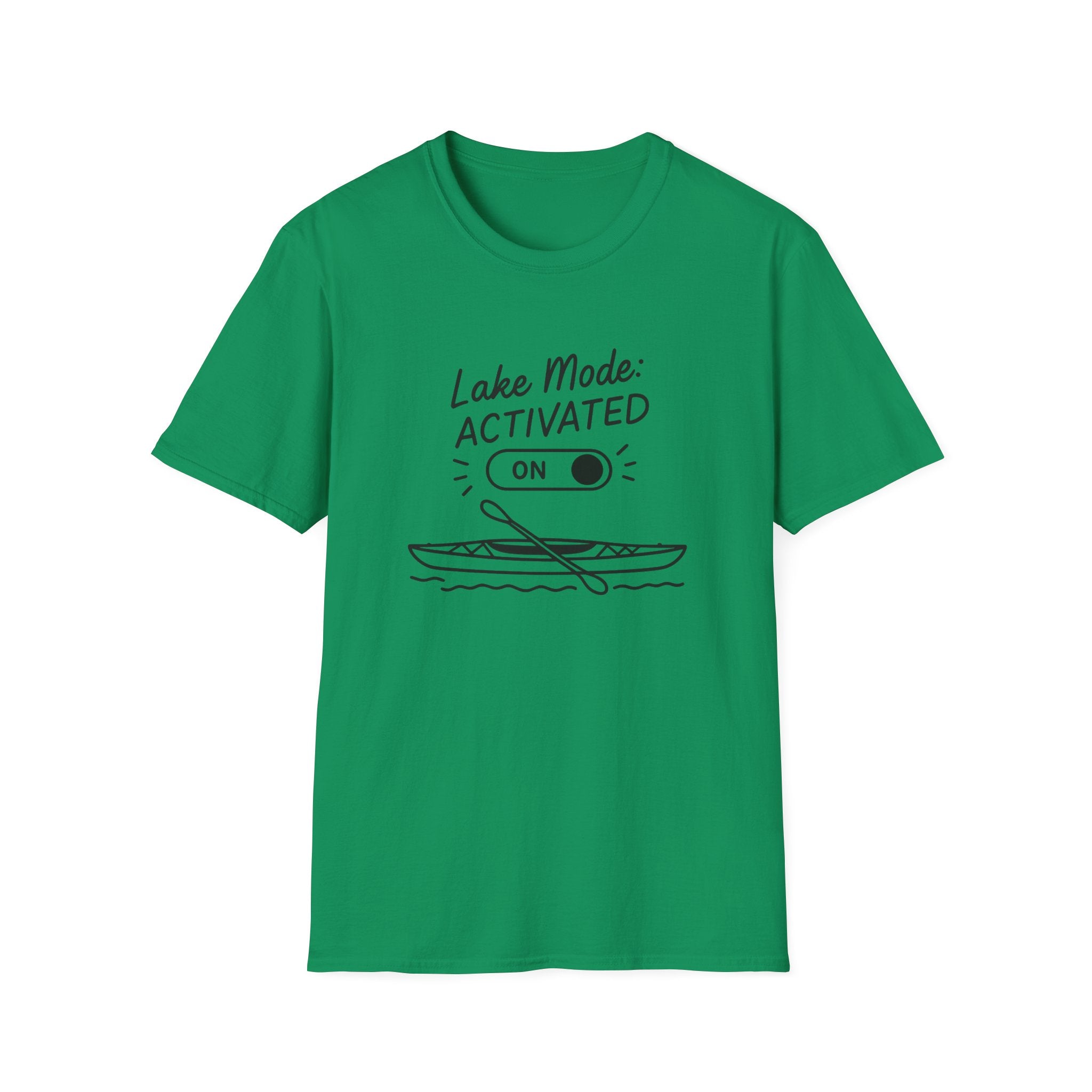 Lake Mode Activated T-Shirt — Kayak Paddle Graphic Tee for Lake Lovers