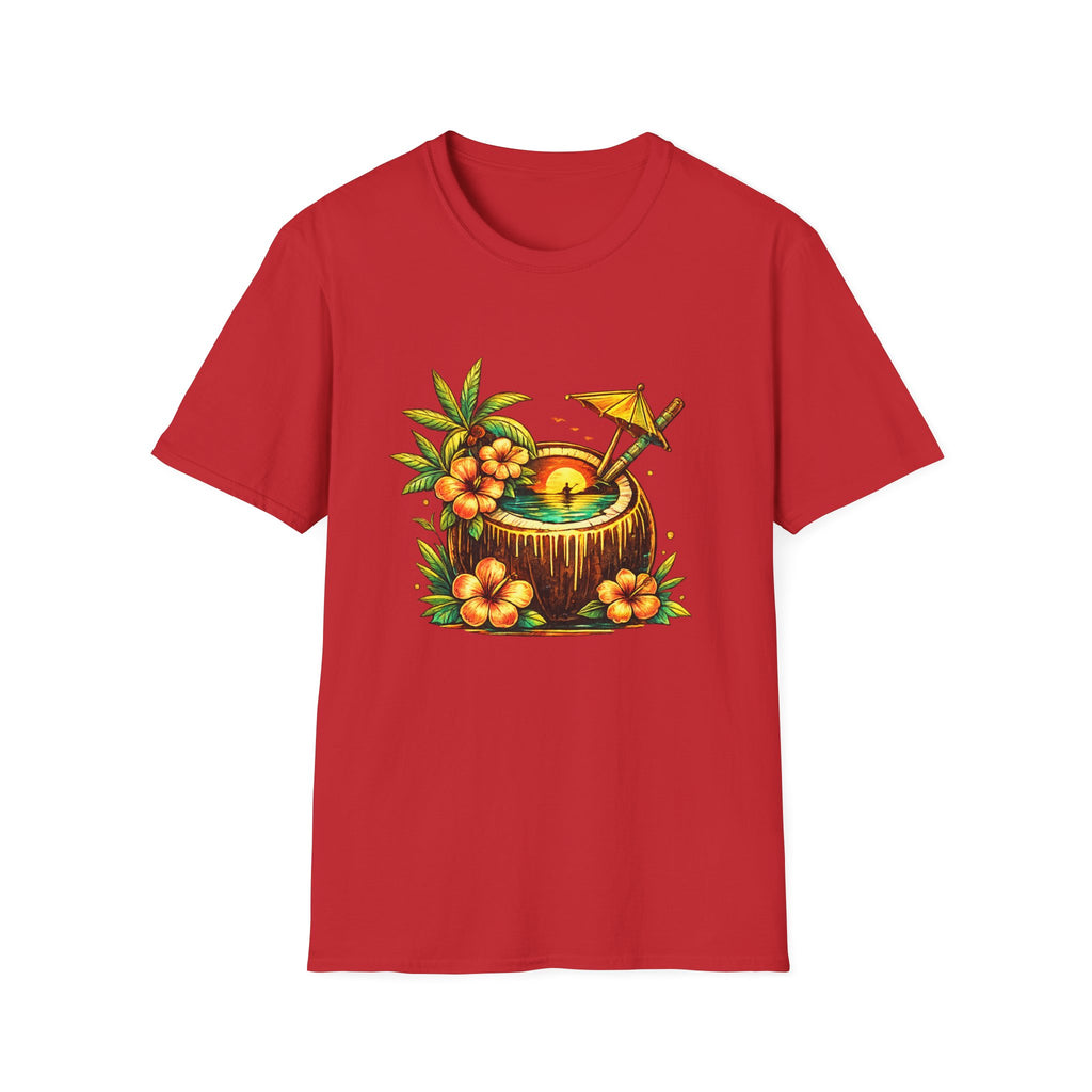 Tropical kayak Coconut Cocktail T-Shirt