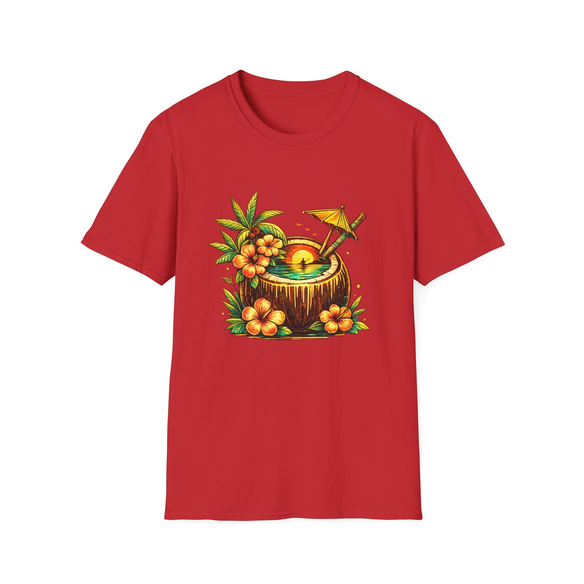 Tropical kayak Coconut Cocktail T-Shirt
