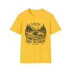 Kayaking T-Shirt — "Carve the Current" Adventure Tee