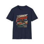 Current Chaser Kayak T-Shirt — Paddle Fast Live Free Vintage Watercraft Tee