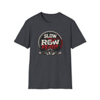 Slow Your Row Playa T-Shirt — Funny Kayak/Rowing Tee for Paddlers
