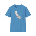 California Map kayak T-Shirt — State Outline